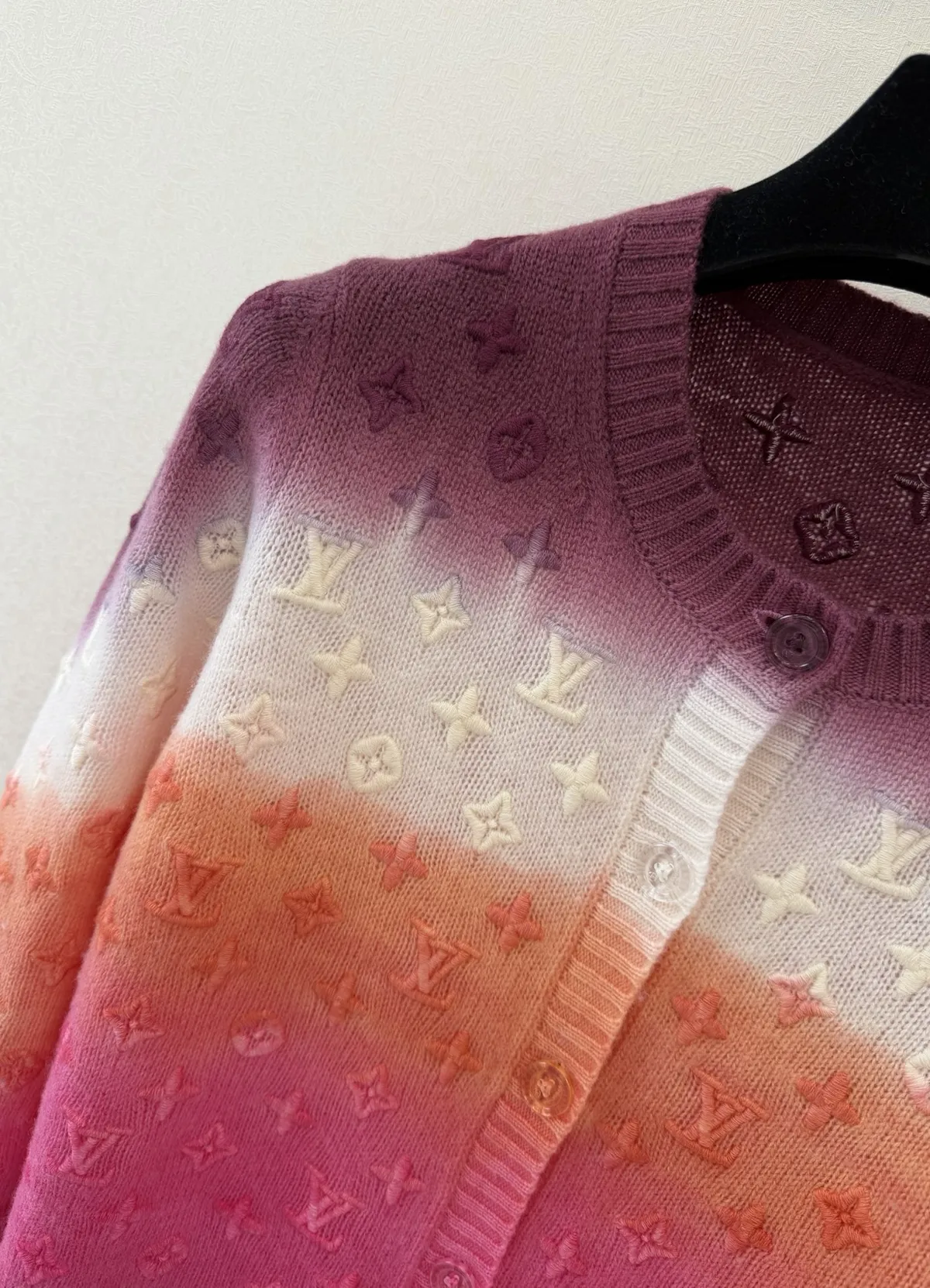LOUIS VUITTON 3D Monogram Tie Dye Cardigan - Image 14