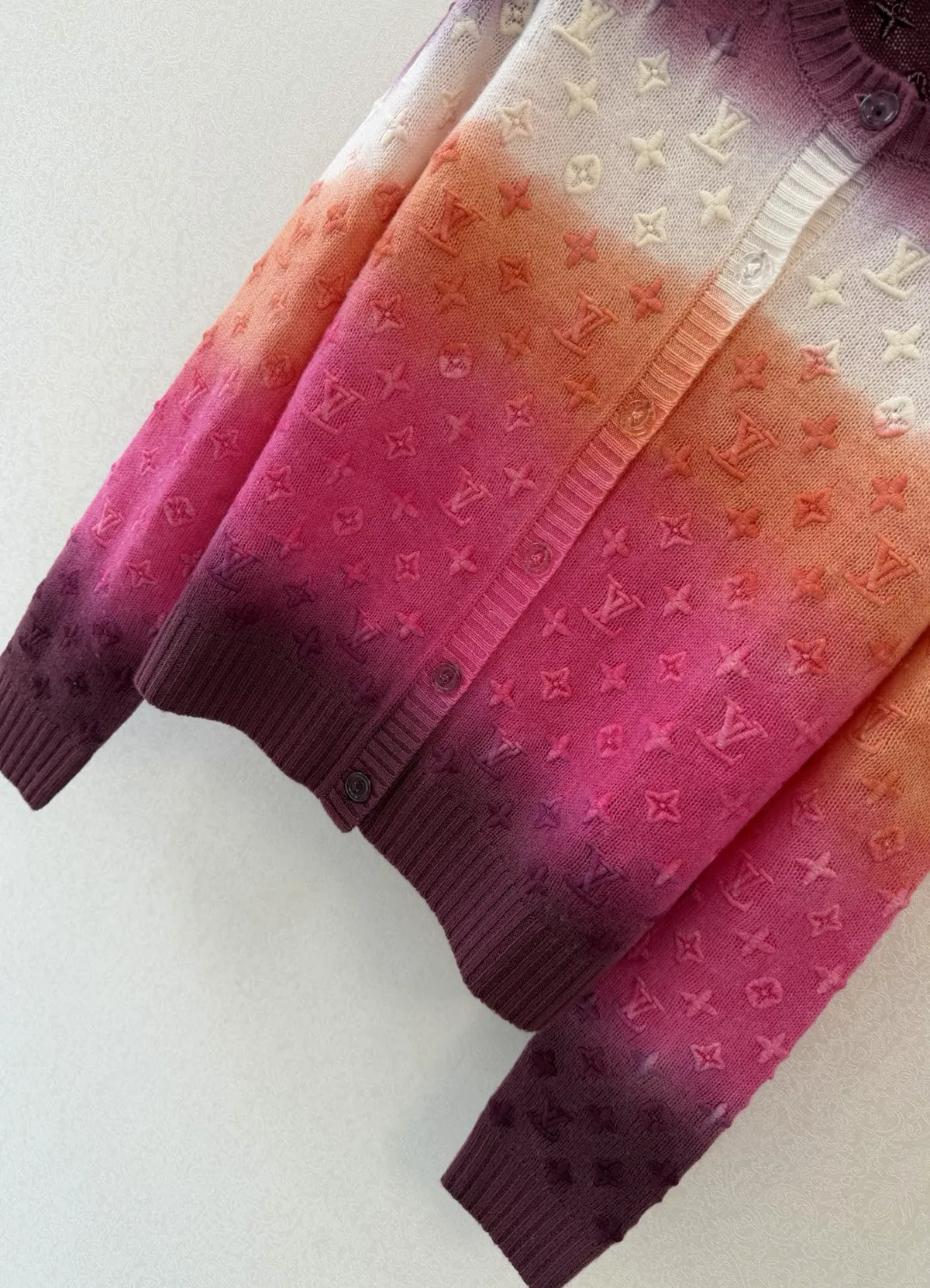 LOUIS VUITTON 3D Monogram Tie Dye Cardigan - Image 13