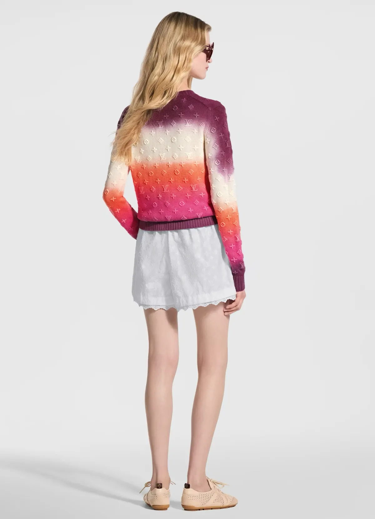 LOUIS VUITTON 3D Monogram Tie Dye Cardigan - Image 3
