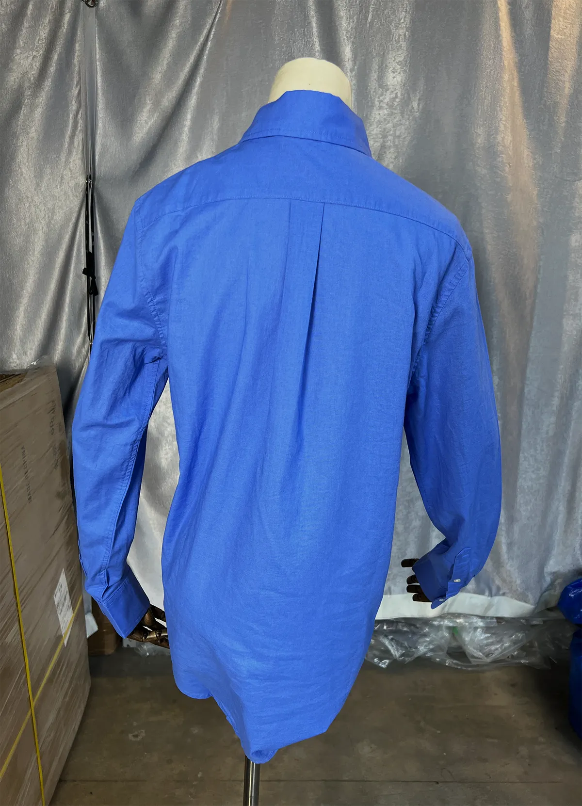 Ralph Lauren Cobalt Blue Classic Fit Linen Shirt - Image 10