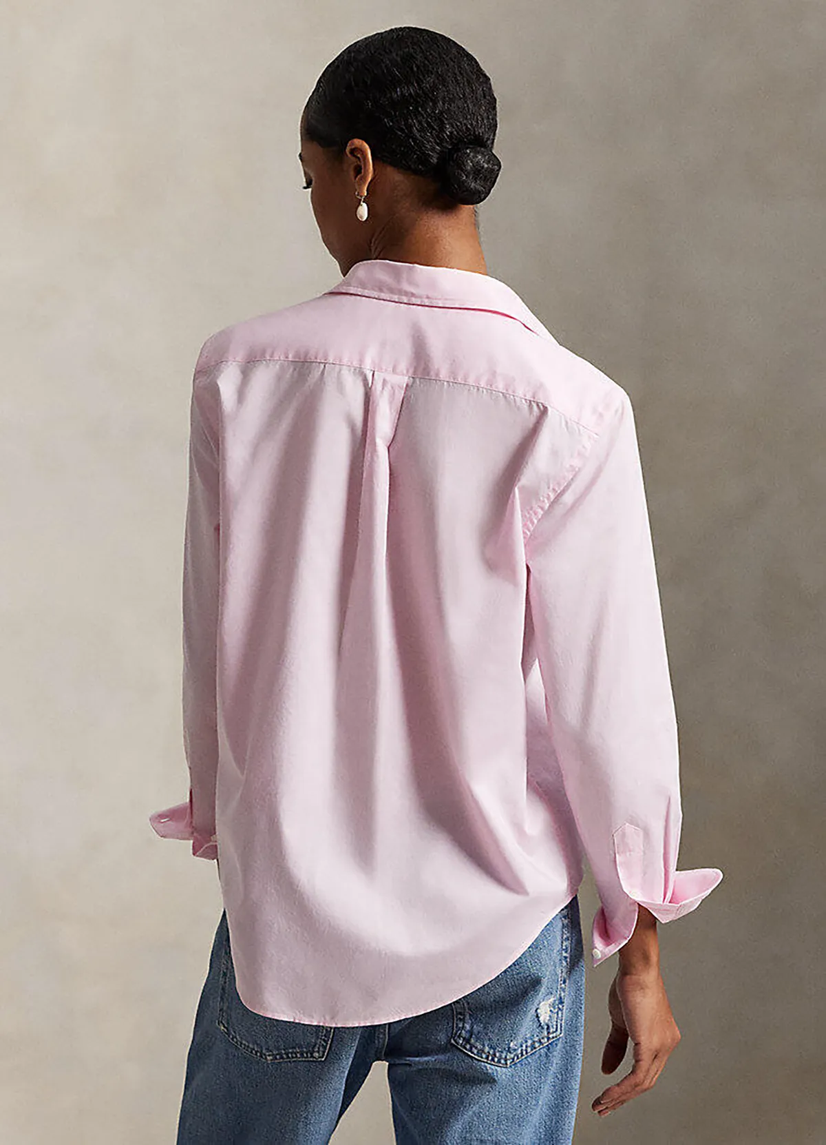 Ralph Lauren Pink Classic Fit Linen Shirt - Image 5