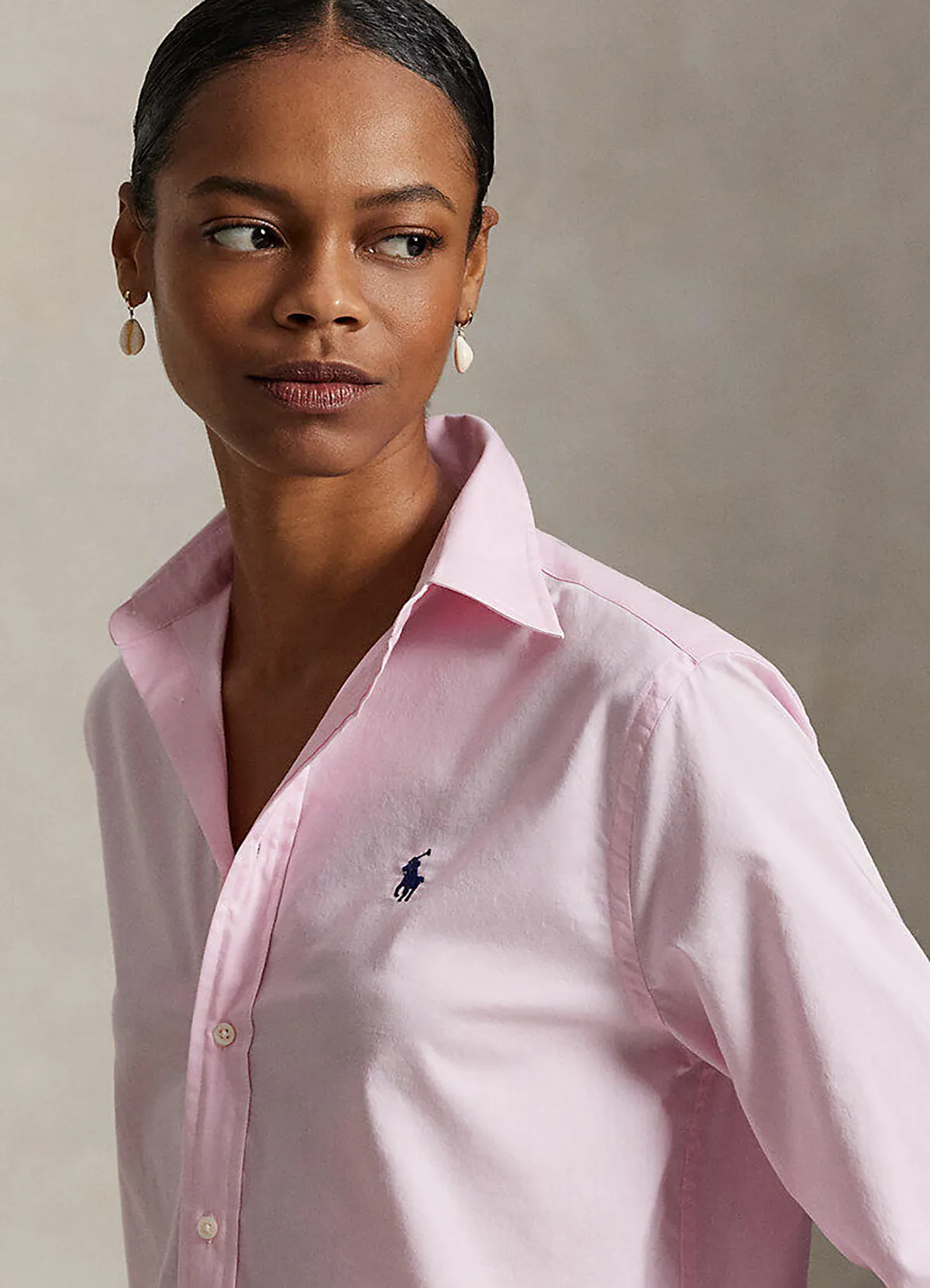 Ralph Lauren Pink Classic Fit Linen Shirt - Image 4