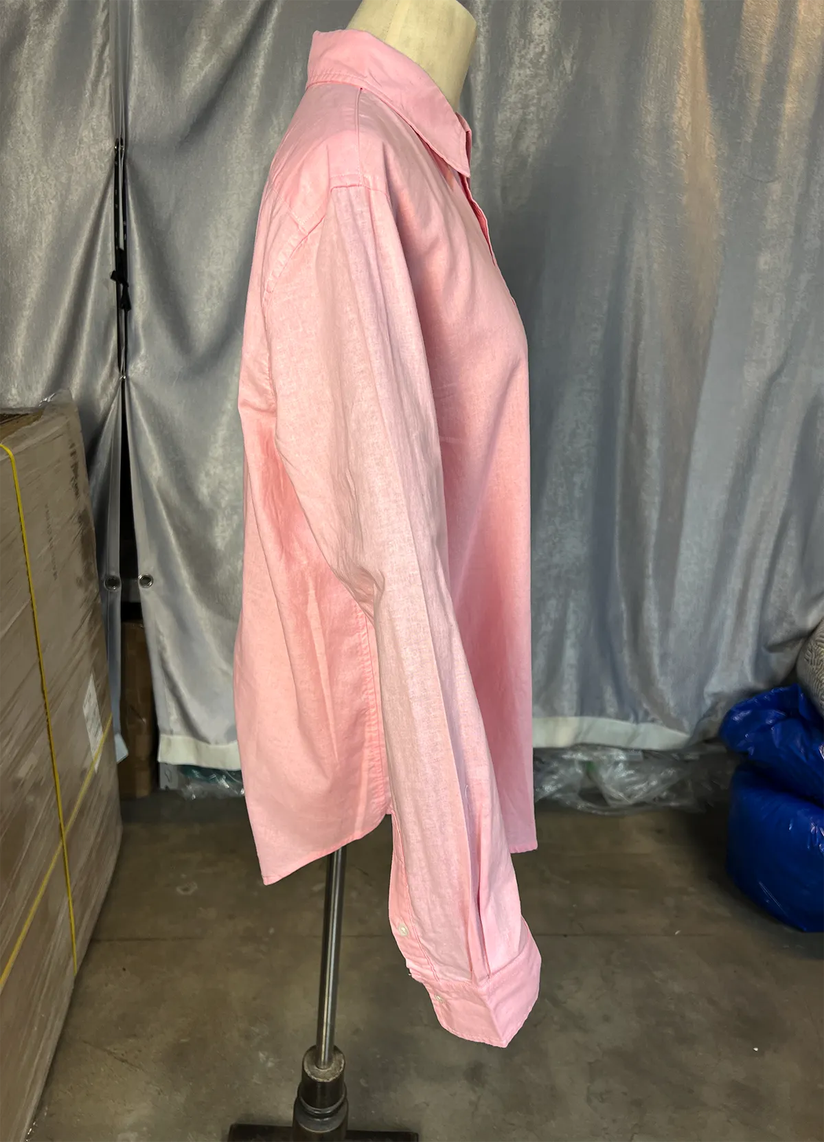Ralph Lauren Pink Classic Fit Linen Shirt - Image 10
