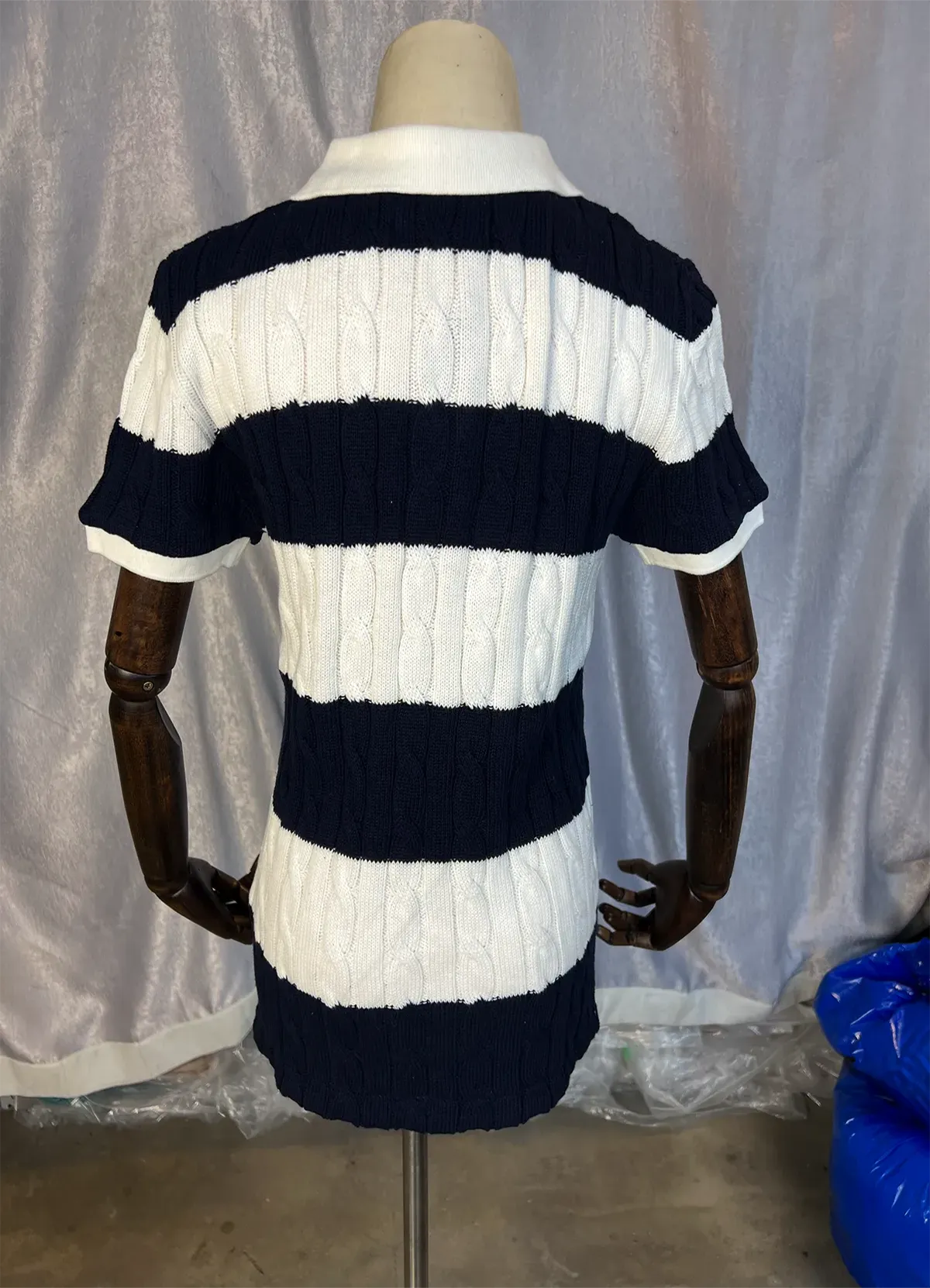 POLO RALPH LAUREN SLIM FIT CABLE-KNIT POLO SHIRT - Image 9
