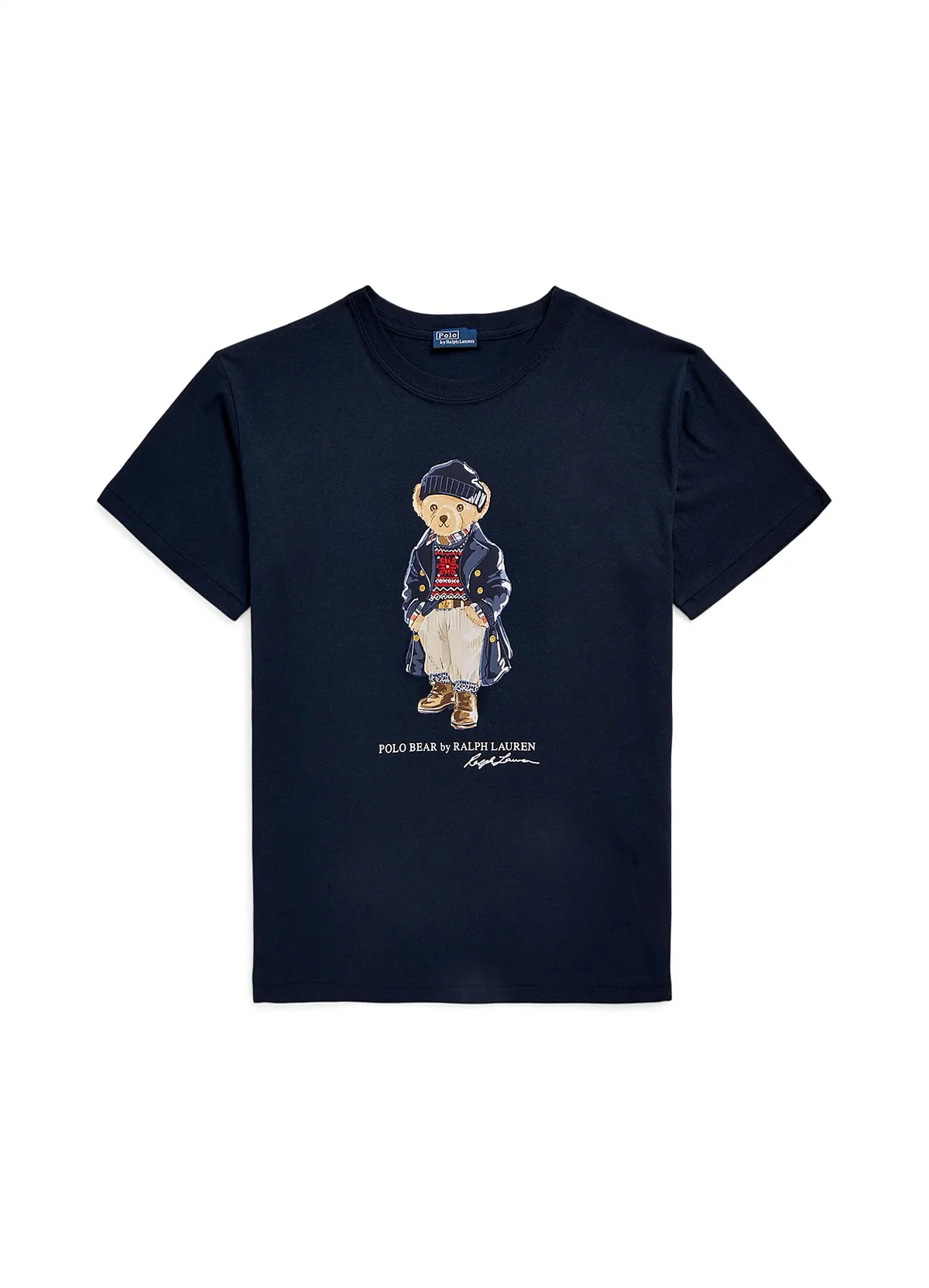 Ralph Lauren Women’s Polo Bear Print Cotton Crewneck T-Shirt - Navy - Image 4