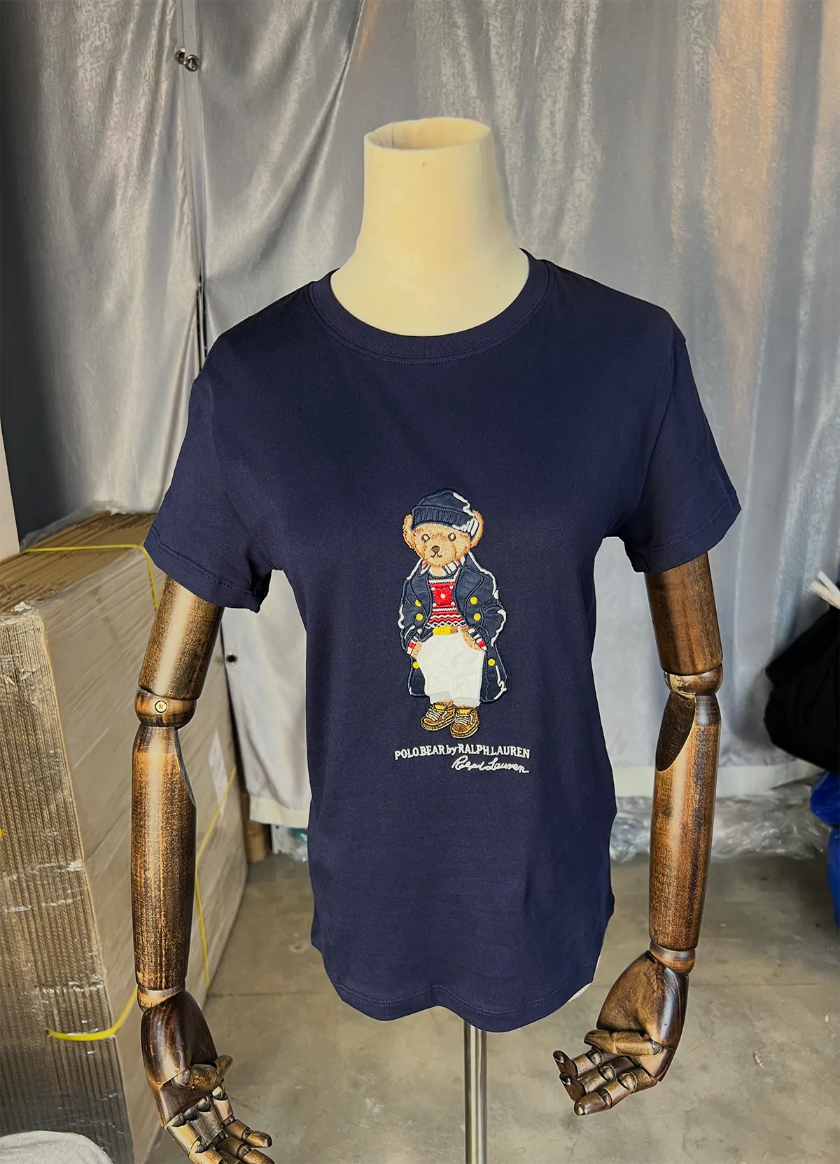 Ralph Lauren Women’s Polo Bear Print Cotton Crewneck T-Shirt - Navy - Image 7