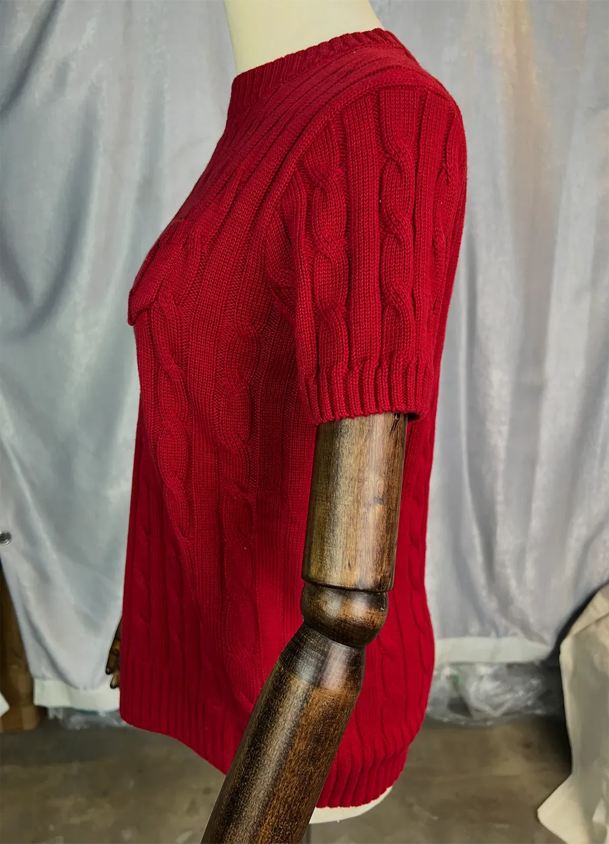 POLO RALPH LAUREN Red cotton sweater with short sleeve - Image 8
