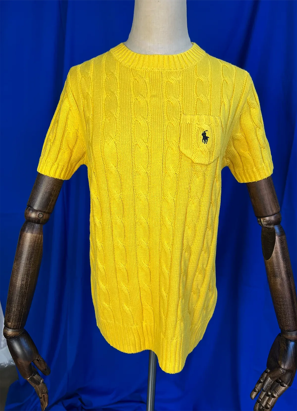 Cable-Knit Cotton Short Sleeve Jumper Save to Wishlist Polo Ralph Lauren - Image 9