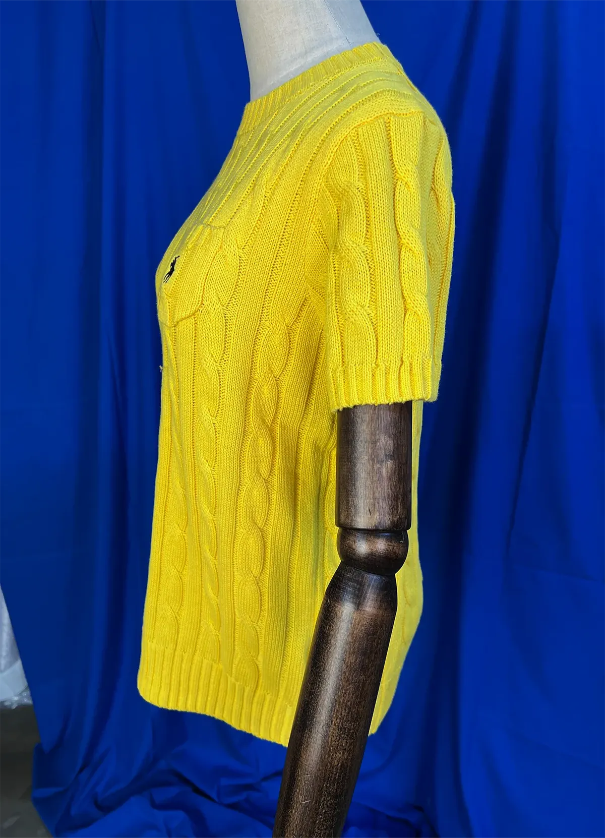Cable-Knit Cotton Short Sleeve Jumper Save to Wishlist Polo Ralph Lauren - Image 10